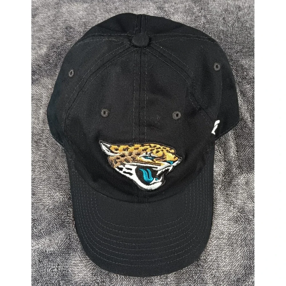 Jacksonville Jaguars‎ Cap Mens Black Logo Football NFL Adult Hat Adjustable
